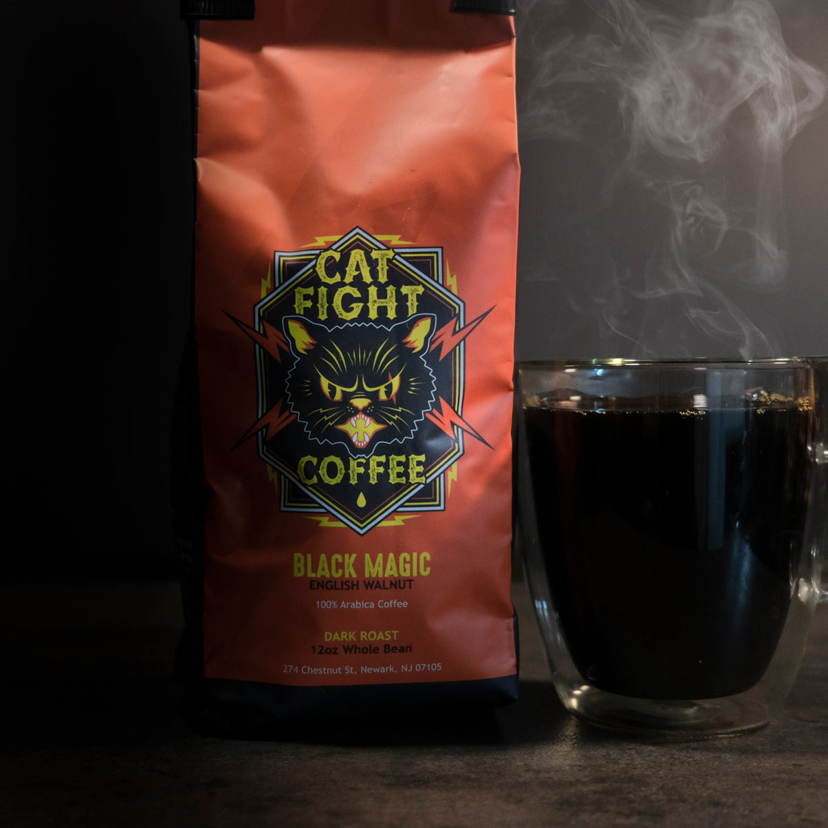 Black Magic English Walnut Dark Roast – Catfight Coffee
