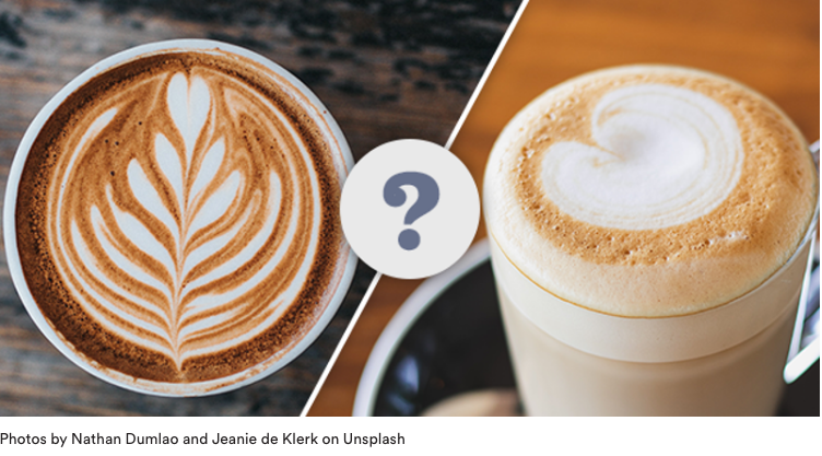 Cappuccinos vs Lattes
