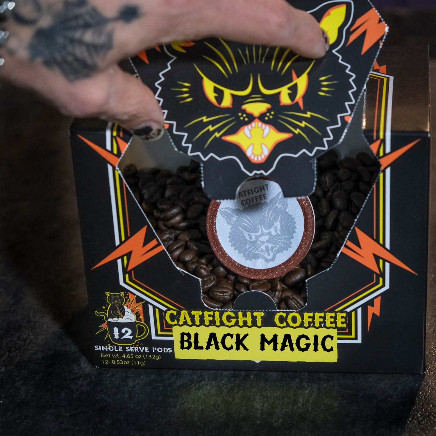Black Magic English Walnut Dark Roast K-Cup Coffee – Catfight Coffee